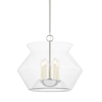 Hudson Valley - 8121-PN - Five Light Lantern - Edmonton - Polished Nickel