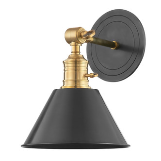 Hudson Valley - 8321-AOB - One Light Wall Sconce - Garden City - Aged Brass/Old Bronze