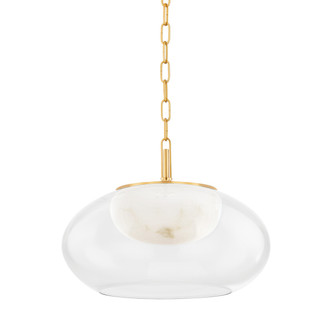 Hudson Valley - 9017-AGB - LED Pendant - Moore - Aged Brass