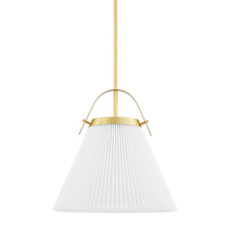 Hudson Valley - 9616-AGB - One Light Pendant - Aldridge - Aged Brass