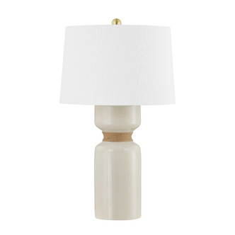 Hudson Valley - BKO1101-AGB/CIC - One Light Table Lamp - Mindy - Aged Brass