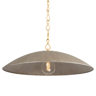 Hudson Valley - BKO1401-VGL/TWL - One Light Pendant - Eve - Vintage Gold Leaf