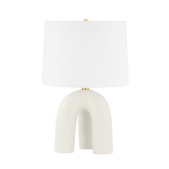 Hudson Valley - L1604-AGB/CSI - One Light Table Lamp - Mills Pond - Aged Brass