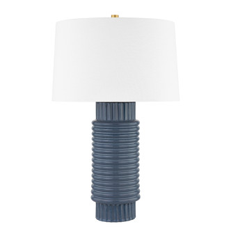Hudson Valley - L1956-AGB/CGR - One Light Table Lamp - Broderick - Aged Brass