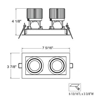 Amigo LED Recessed Fixture (31763-35-011)
