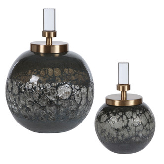 Uttermost - 17729 - Bottles S/2 - Cessair - Brushed Brass
