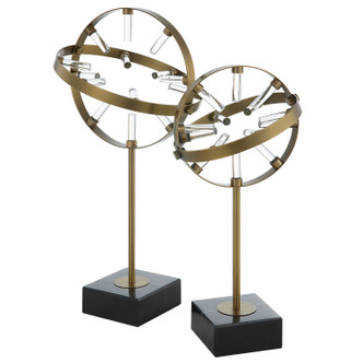 Uttermost - 18087 - Sculptures Set Of 2 - Realm - Black Marble