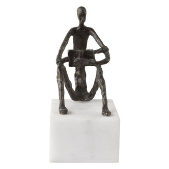 Uttermost - 18162 - Sculpture - Sit Back Relax And Read - Dark Brown