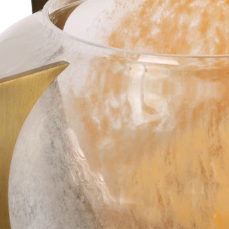Amber Swirl Vase (18183)