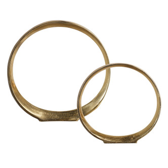 Uttermost - 18961 - Sculpture Set/2 - Jimena - Clean Gold