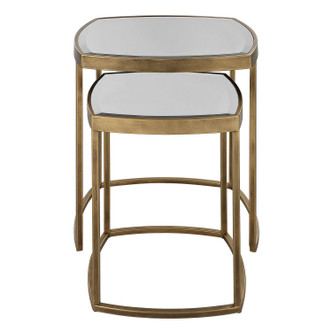 Uttermost - 22957 - Nesting Tables Set Of 2 - Vista - Antique Gold