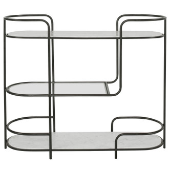 Uttermost - 25174 - Bar Console - Trolley Bar - Satin Black