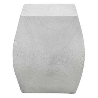 Uttermost - 25295 - Accent Stool - Grove - Soft Ivory With Natural Wood