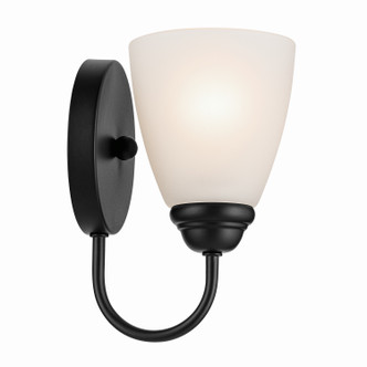 Jolie One Light Wall Sconce (45637BK)