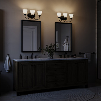 Jolie Three Light Bath (45639BK)