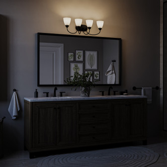 Jolie Four Light Bath (45640BK)