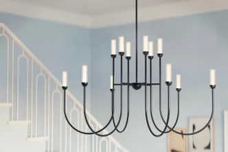 Moraine LED Chandelier (52758BKLED)