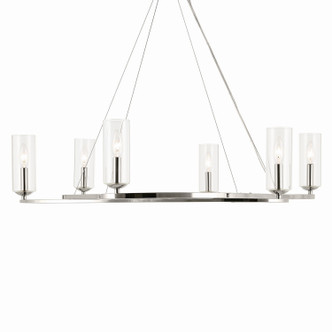 Kichler - 52771PN - Six Light Chandelier - Harpin - Polished Nickel