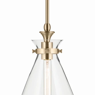 Laria One Light Pendant (52774CPZCLR)