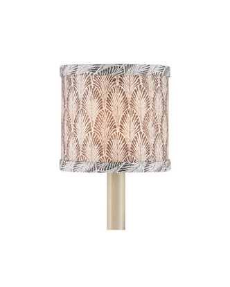 Currey and Company - 0900-0066 - Chandelier Shade - Plume - Stone/Ivory