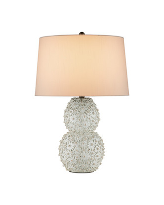 Currey and Company - 6000-1053 - One Light Table Lamp - Jessamine - White