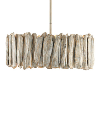 Driftwood Three Light Semi-Flush Mount (9000-1342)