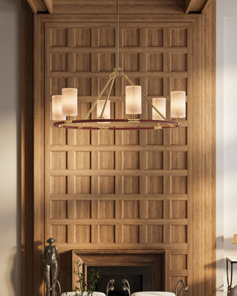 Ellerston Six Light Chandelier (9000-1351)
