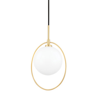 Mitzi - H493701-AGB - LED Pendant - Babette - Aged Brass