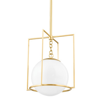Mitzi - H648701S-AGB - One Light Pendant - Frankie - Aged Brass