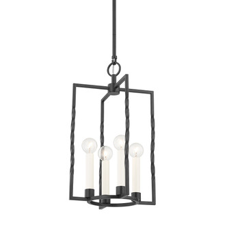 Mitzi - H731704S-TBK - Four Light Lantern - Adelaide - Texture Black