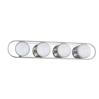 Mitzi - H783304-PN - Four Light Bath and Vanity - Amy - Polished Nickel