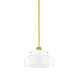 Mitzi - H790701S-AGB - One Light Pendant - Luella - Aged Brass