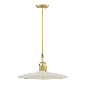 Mitzi - H793701-AGB/SCR - One Light Pendant - Leanna - Aged Brass