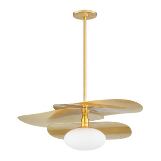 Mitzi - H801701-VGL - One Light Pendant - Allida - Vintage Gold Leaf