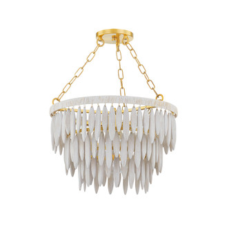 Mitzi - H805701-AGB - One Light Pendant - Tiffany - Aged Brass