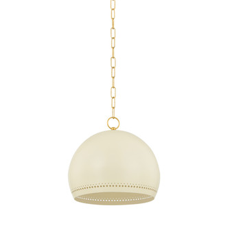 Mitzi - H834701S-AGB/SCR - One Light Pendant - Etna - Aged Brass