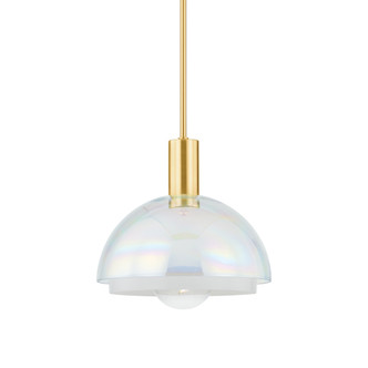 Mitzi - H844701-AGB - One Light Pendant - Modena - Aged Brass