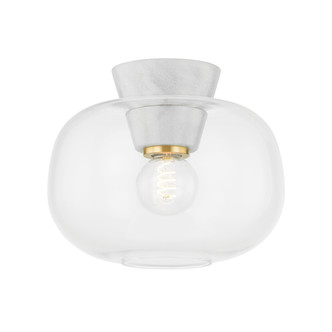 Mitzi - H869501-AGB - One Light Flush Mount - Ariella - Aged Brass