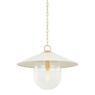 Mitzi - H926701L-AGB/SCR - One Light Pendant - Ressi - Aged Brass