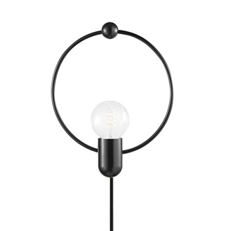 Mitzi - HL638201-SBK - One Light Wall Sconce - Darcy - Soft Black