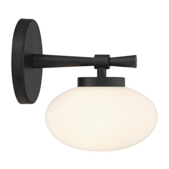 Barrow One Light Wall Sconce (9-1050-1-BK)