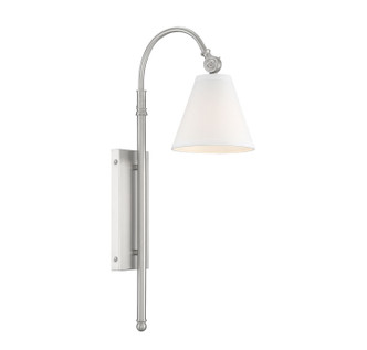 Rutland One Light Wall Sconce (9-1201-1-SN)