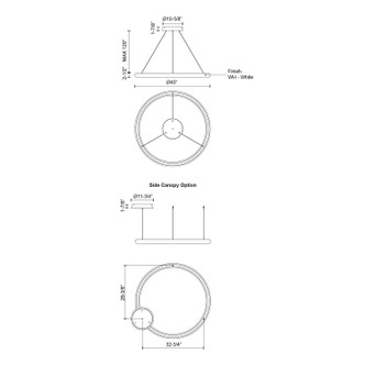 Cumulus Minor LED Pendant (PD80340)