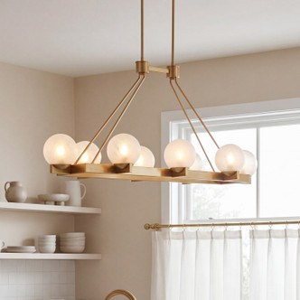 Darien Eight Light Linear Chandelier (1-1016-8-322)