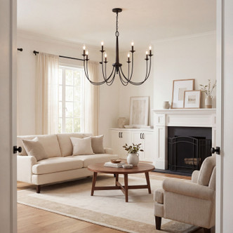 Stonecrest Eight Light Chandelier (1-1202-8-89)