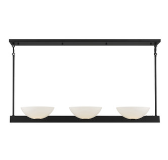Fallon Three Light Linear Chandelier (1-1614-3-89)