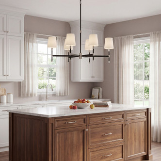 Brody Six Light Linear Chandelier (1-1631-6-173)