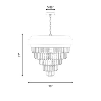 Marquise Nine Light Chandelier (1-1668-9-143)