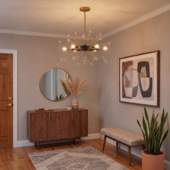 Ariel Six Light Chandelier (1-1857-6-62)