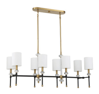 Tivoli Eight Light Linear Chandelier (1-1889-8-143)